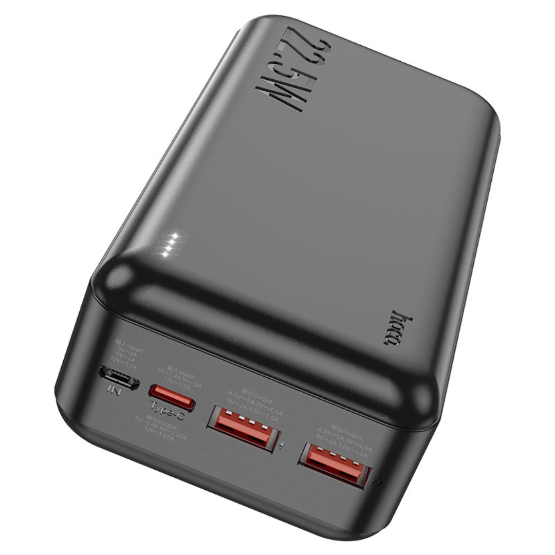Hoco Power bank “J101B Astute” 22.5W 30000mAh | Black