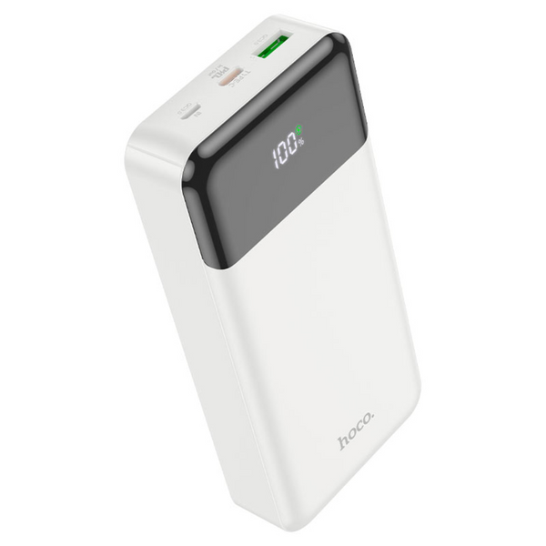 Hoco Power bank “J102A Cool figure” PD20W + QC3.0 20000mAh | White