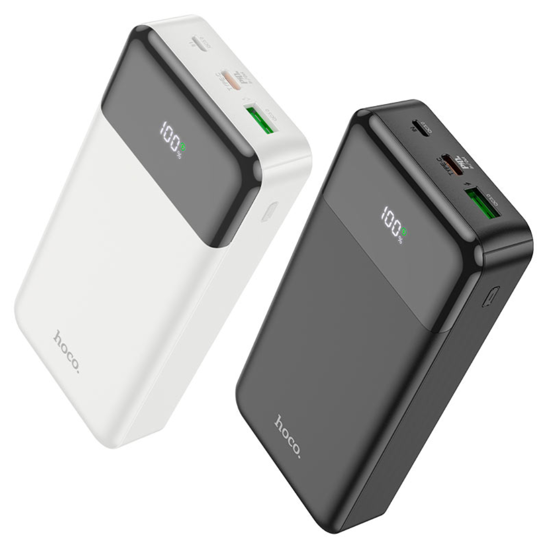 Hoco Power bank “J102A Cool figure” PD20W + QC3.0 20000mAh | White