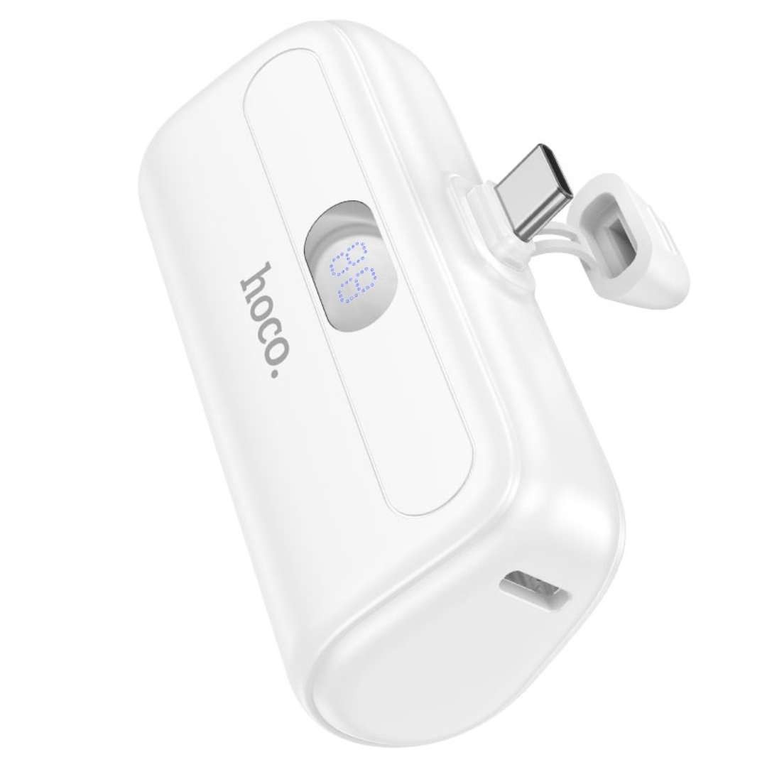 Hoco Power bank “J116 Cool charging” 5000mAh for Type-C | White