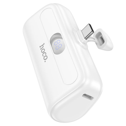 Hoco Power bank “J116 Cool charging” 5000mAh for Type-C | White