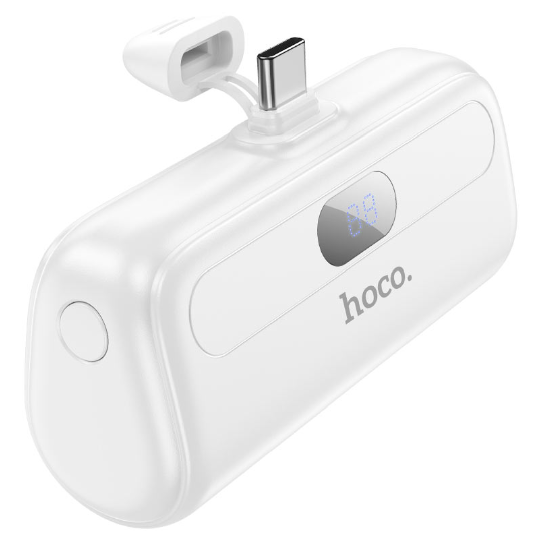 Hoco Power bank “J116 Cool charging” 5000mAh for Type-C | White