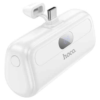 Hoco Power bank “J116 Cool charging” 5000mAh for Type-C | White