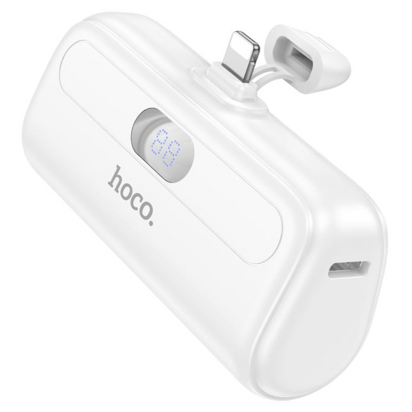 Hoco Power bank “J116 Cool charging” 5000mAh for Lightning | White