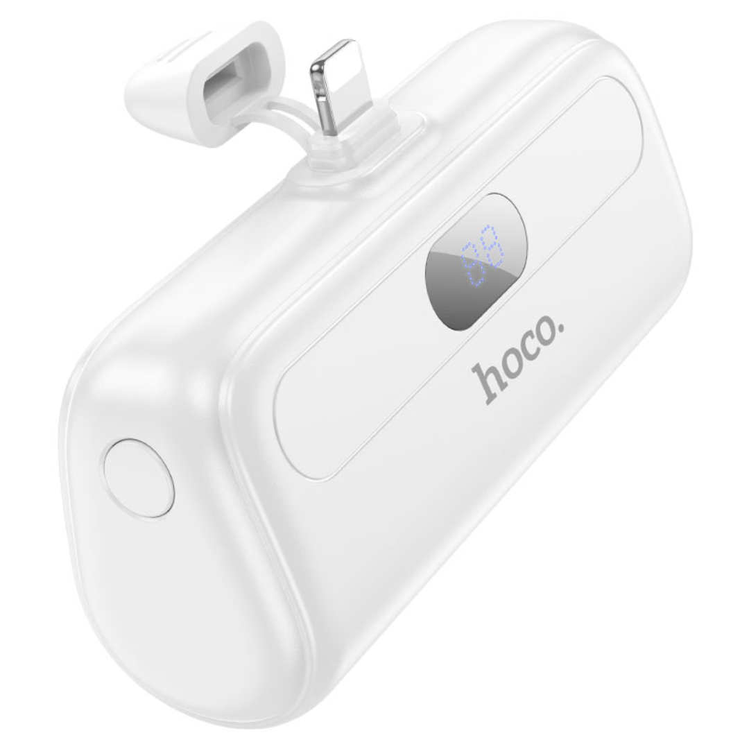 Hoco Power bank “J116 Cool charging” 5000mAh for Lightning | White