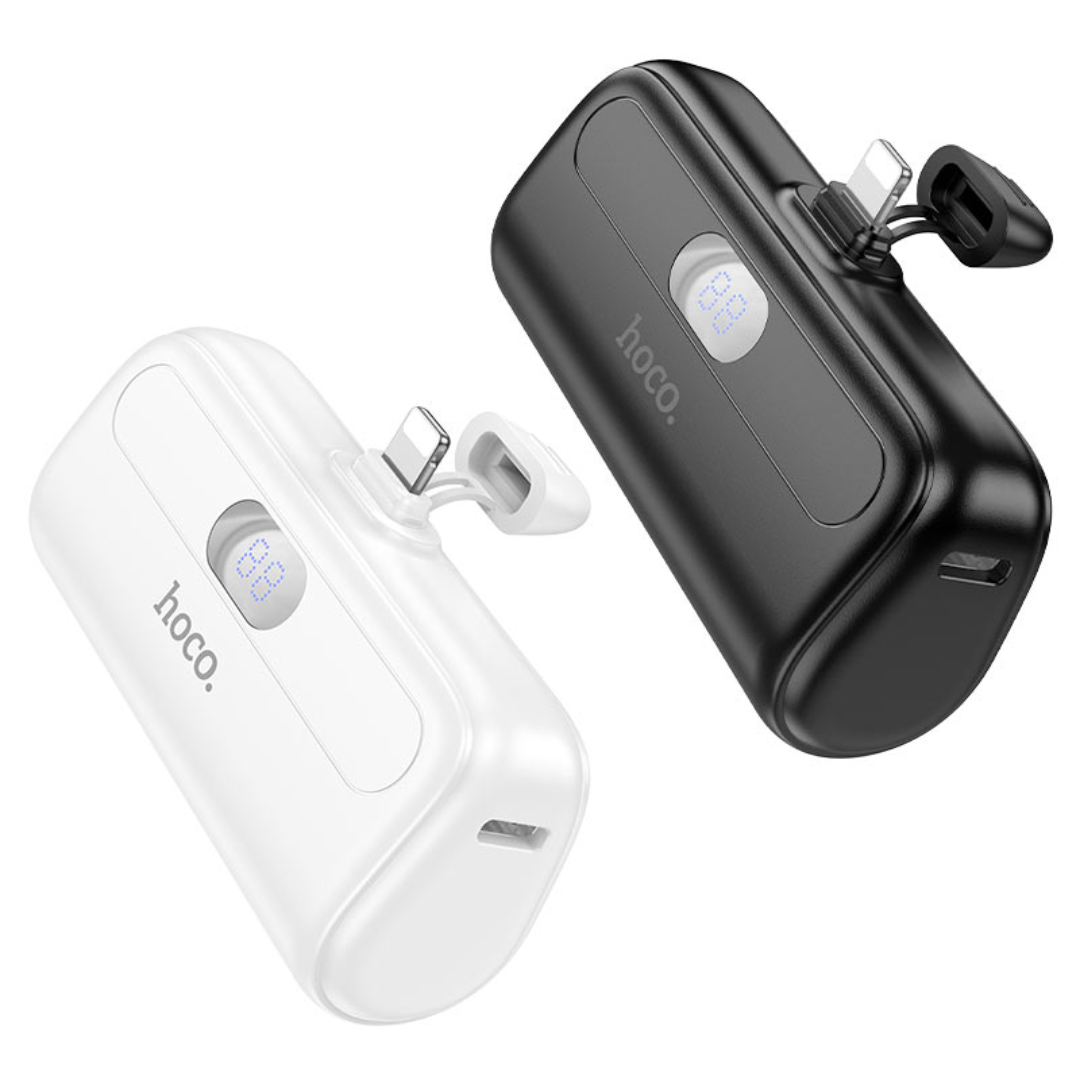 Hoco Power bank “J116 Cool charging” 5000mAh for Lightning | White