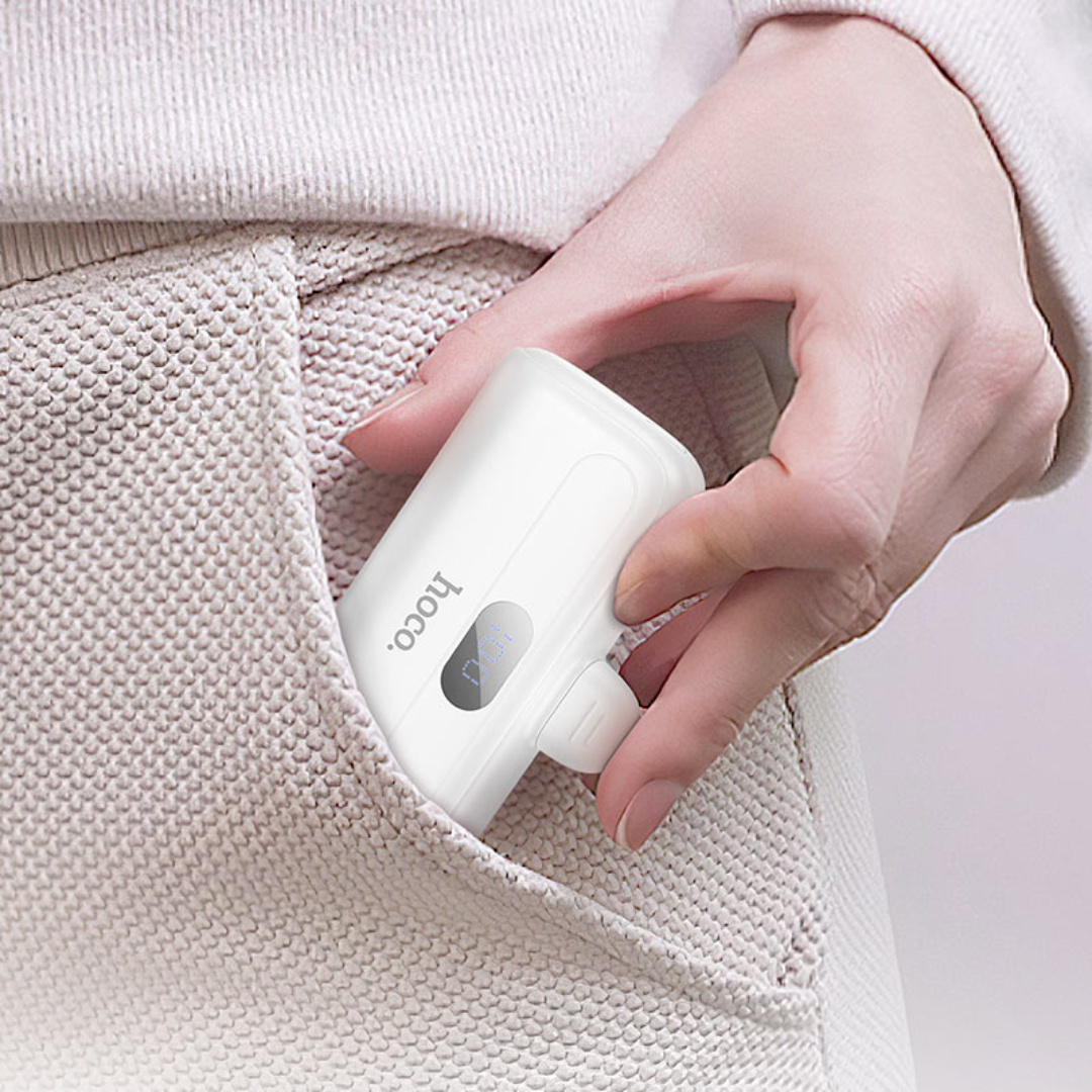 Hoco Power bank “J116 Cool charging” 5000mAh for Lightning | White