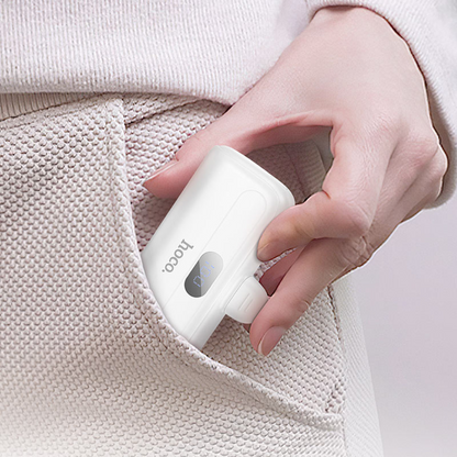 Hoco Power bank “J116 Cool charging” 5000mAh for Lightning | White
