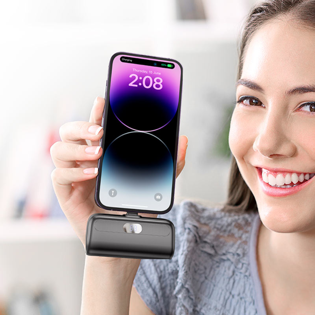 Hoco Power bank “J116 Cool charging” 5000mAh for Lightning | White