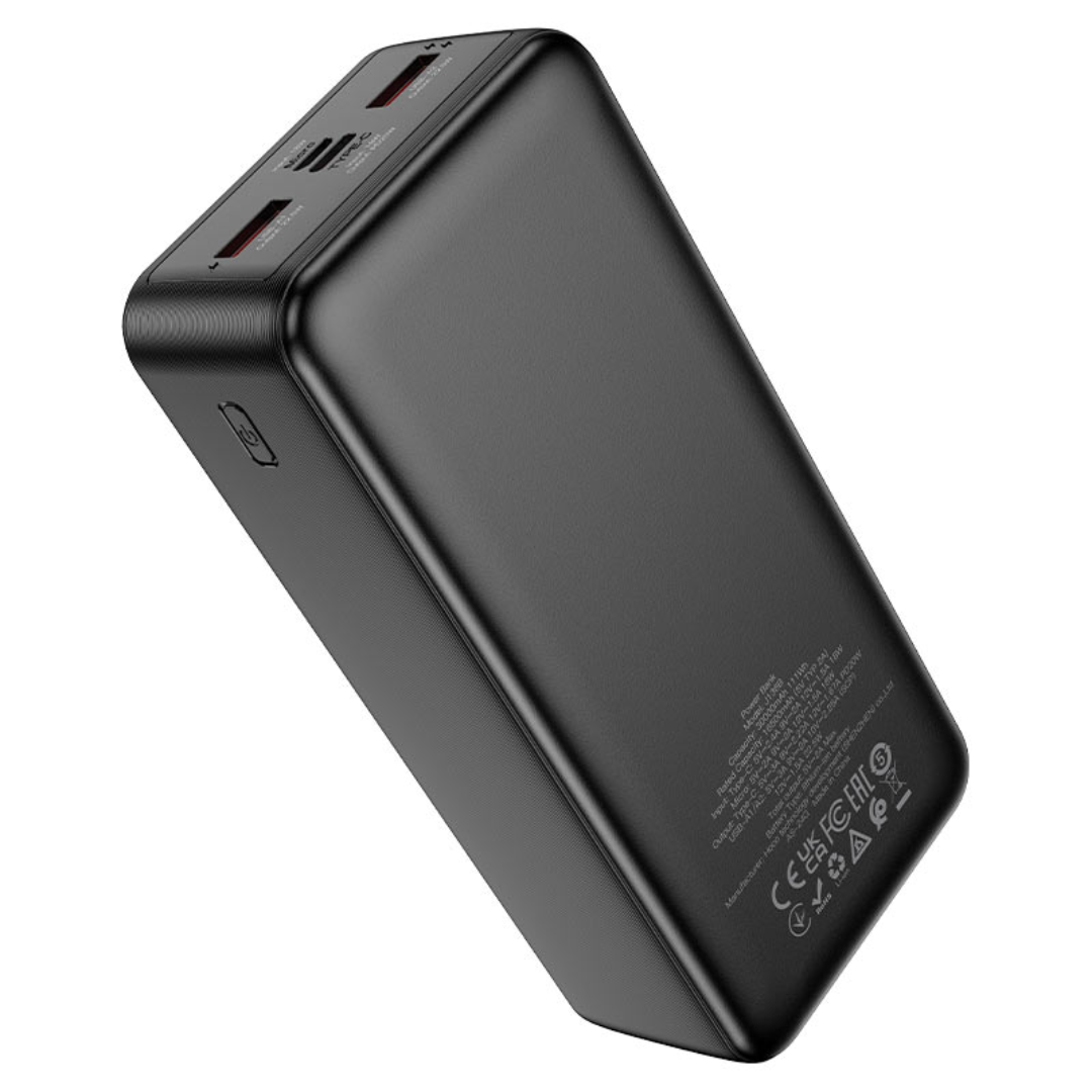 Hoco Power bank “J136B Sirui” 22.5W + PD20W 30000mAh | Black