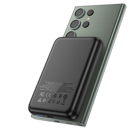 Hoco Power bank “J141 Grace” PD20W wireless charging 10000mAh | Black