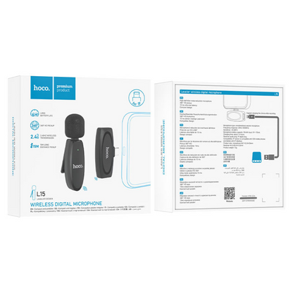 Hoco Wireless microphone “L15 Crystal” iP ver.