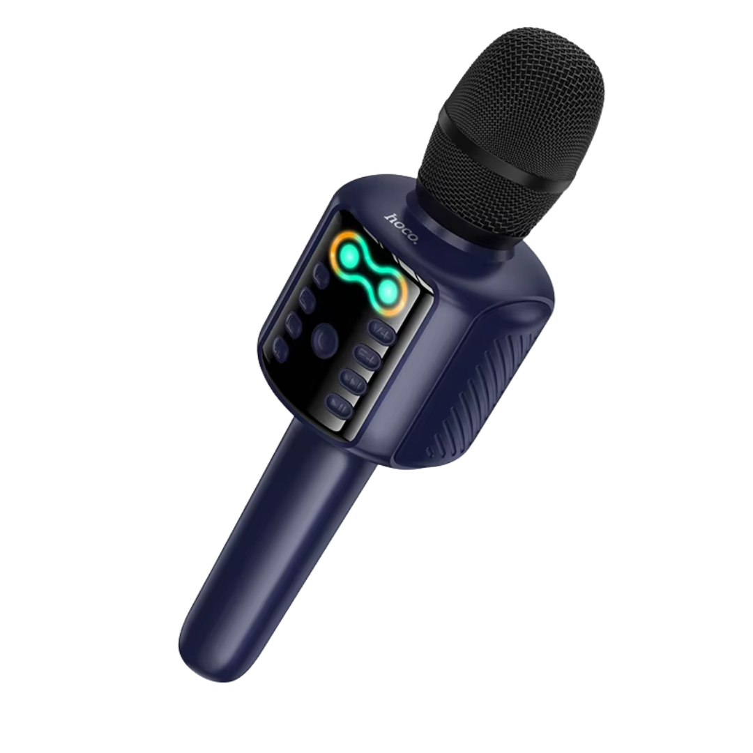 Hoco L24 Karaoke Bluetooth Microphone with Speaker | Blue