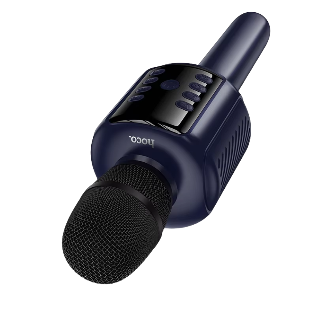Hoco L24 Karaoke Bluetooth Microphone with Speaker | Blue