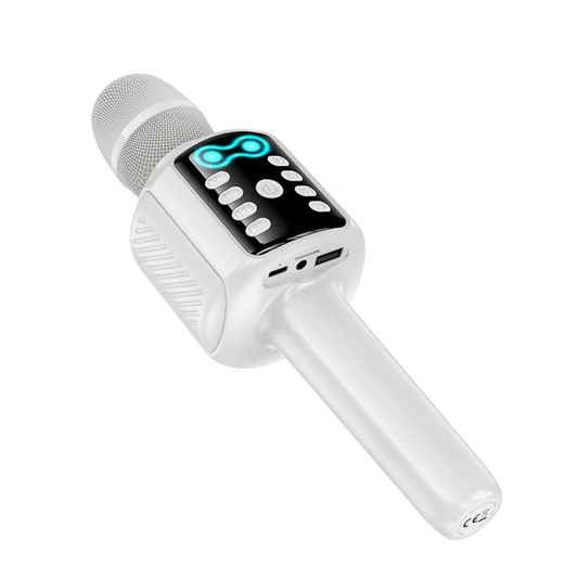 Hoco L24 Karaoke Bluetooth Microphone with Speaker | White