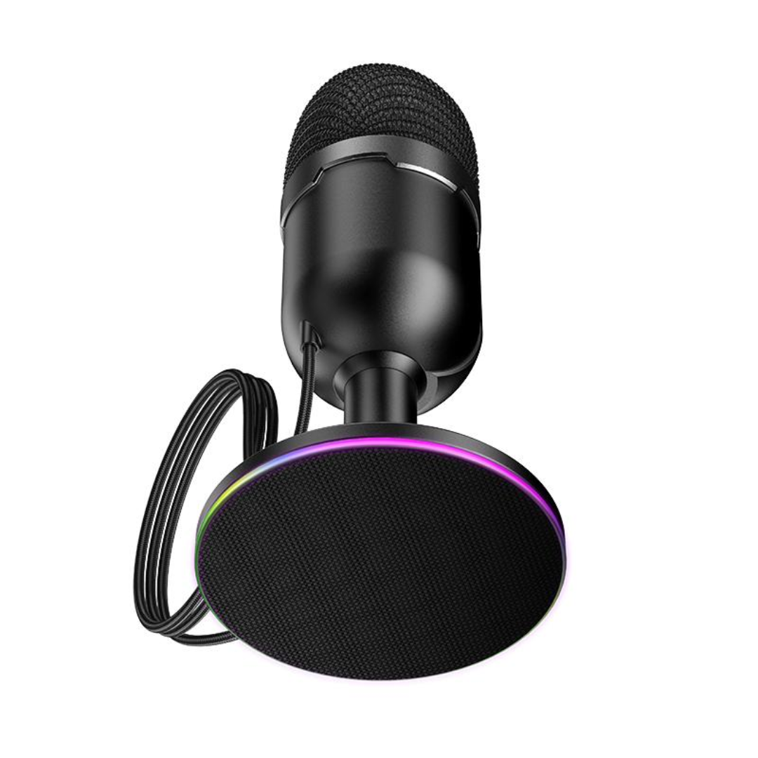 Hoco L25 Bright USB-A Port RGB Desktop Microphone