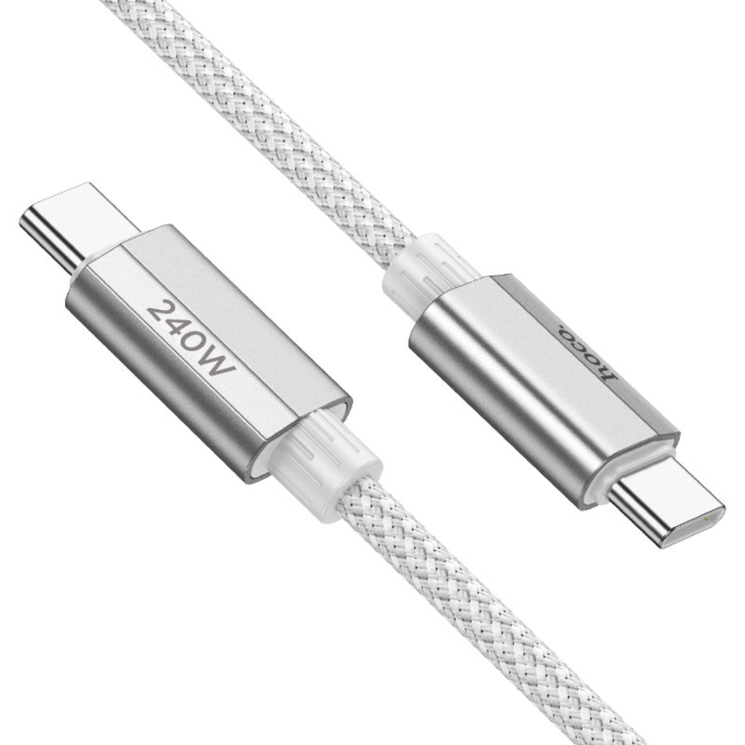 Hoco Cable Type-C to Type-C “U134 Primero” PD 240W fast charge | White