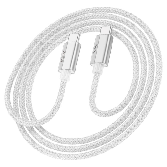 Hoco Cable Type-C to Type-C “U134 Primero” PD 240W fast charge | White