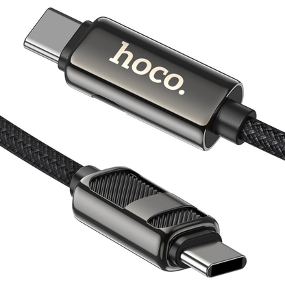 Hoco Cable Type-C to Type-C “U137 Line” PD 60W fast charge | Black