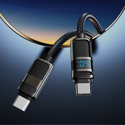 Hoco Cable Type-C to Type-C “U137 Line” PD 60W fast charge | Black