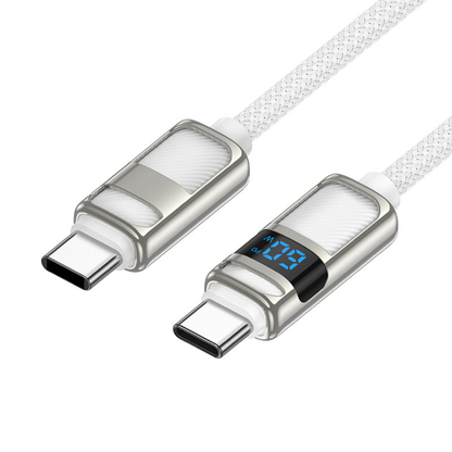 Hoco Cable Type-C to Type-C “U137 Line” PD 60W fast charge | White