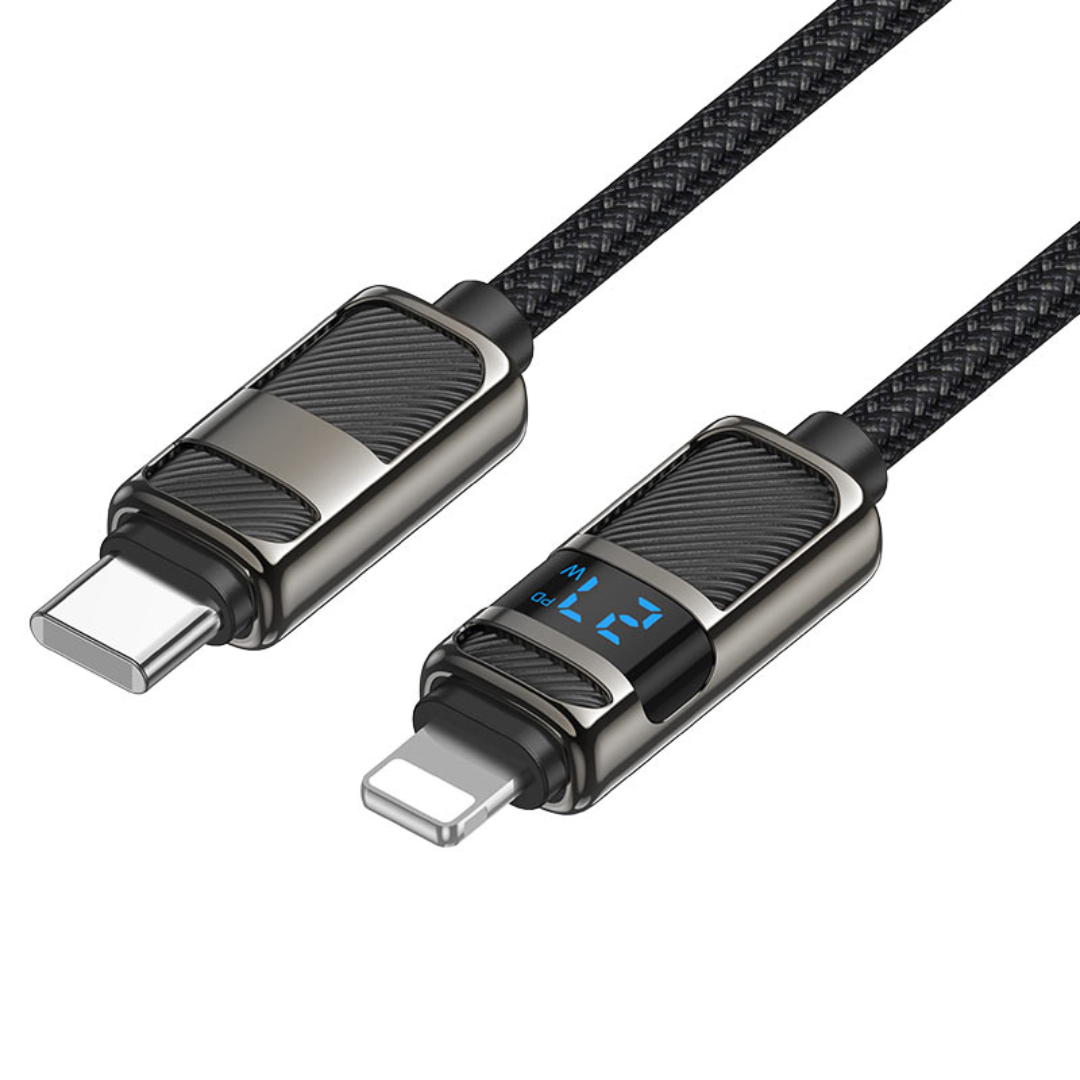 Hoco Cable Type-C to iP “U137 Line” PD 27W fast charge | White