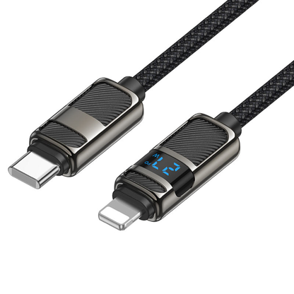 Hoco Cable Type-C to iP “U137 Line” PD 27W fast charge | White