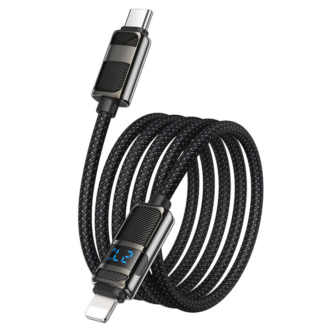 Hoco Cable Type-C to iP “U137 Line” PD 27W fast charge | White