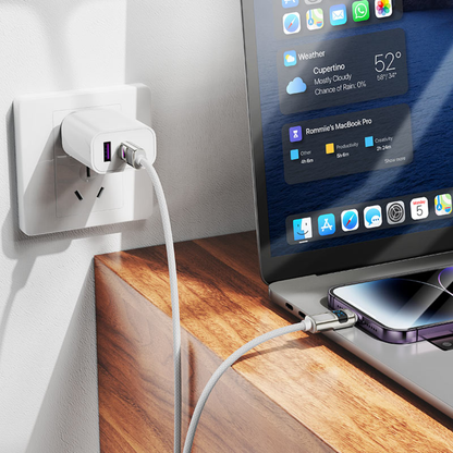 Hoco Cable Type-C to iP “U137 Line” PD 27W fast charge | White