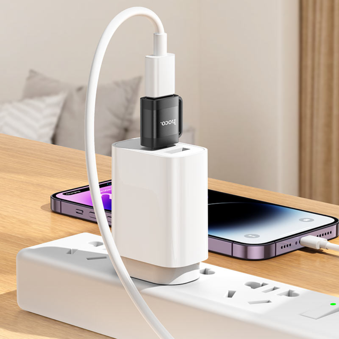 Hoco Adapter Type-C to USB-A “UA31C” | Black