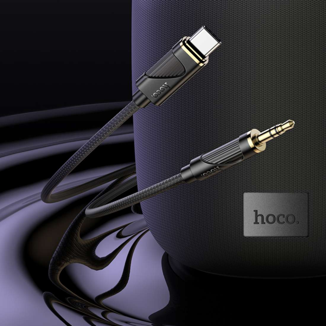 Hoco Audio AUX UPA30 to Type-C Nylon Cable