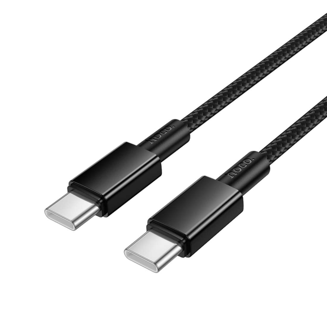 HOCO X119 Nylon 60W Type-C to Type-C Data Cable | Black