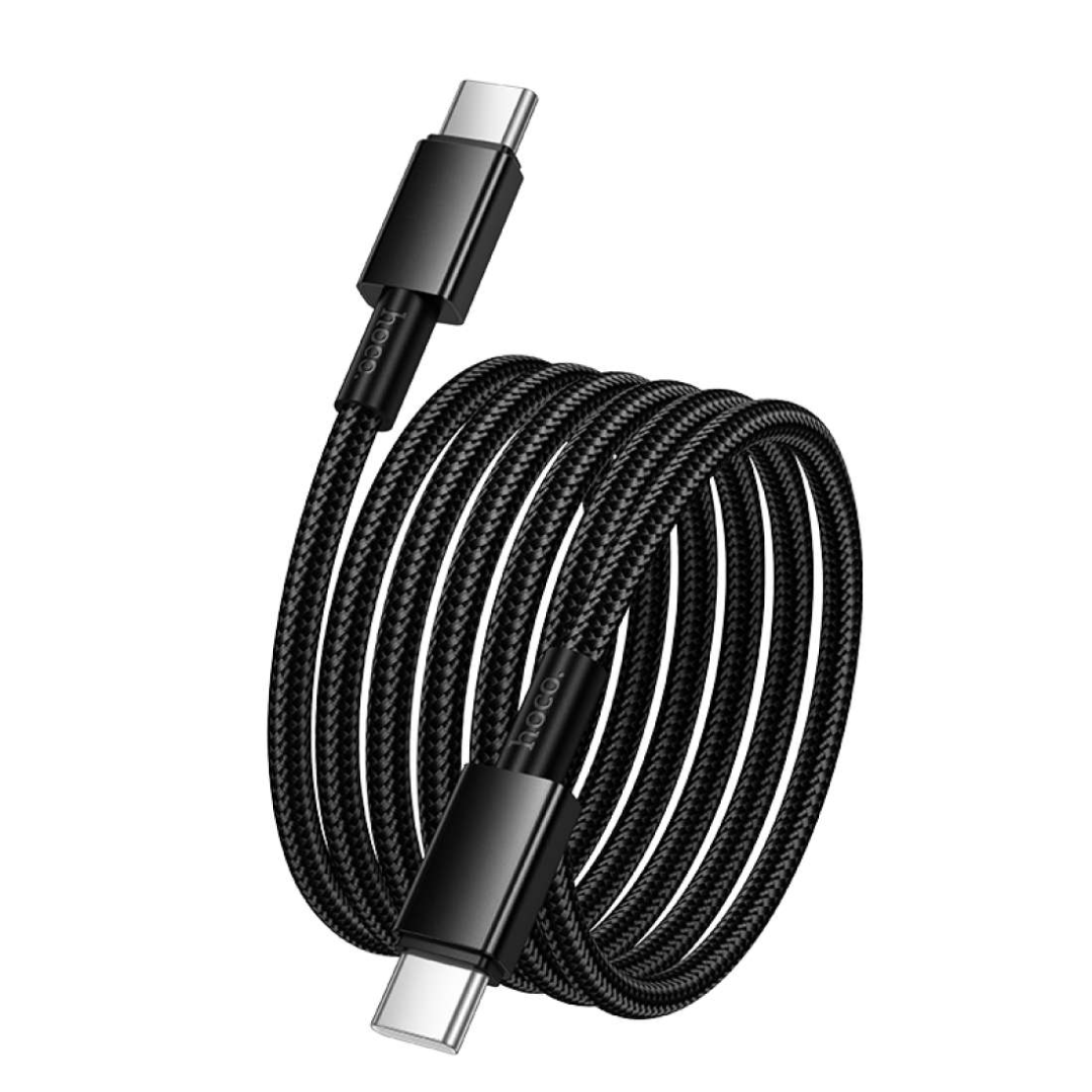HOCO X119 Nylon 60W Type-C to Type-C Data Cable | Black