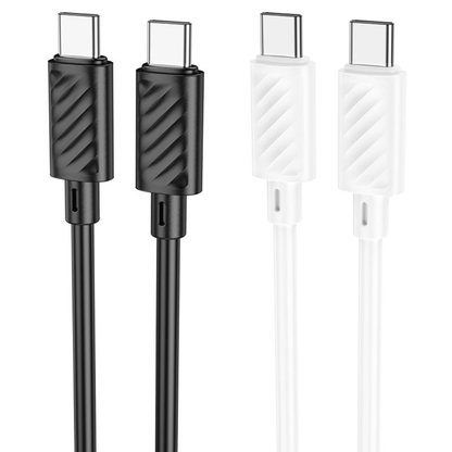 Hoco Cable Type-C to Type-C “X88 Gratified” PD 60W fast charge | Black