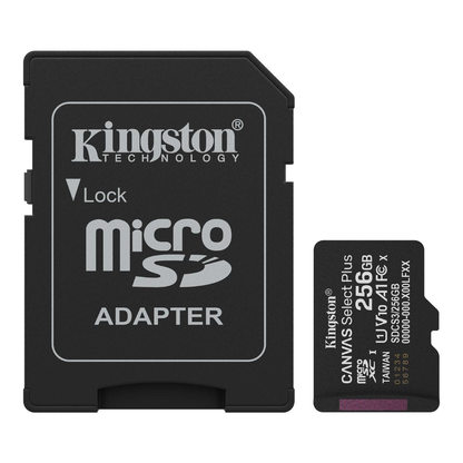 Kingston Canvas Select Plus microSD memory card - 256GB