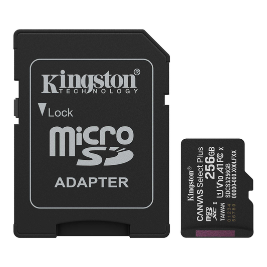Kingston Canvas Select Plus microSD memory card - 256GB