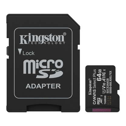 Kingston Canvas Select Plus microSD memory card - 64GB