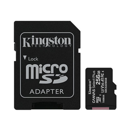 Kingston Canvas Select Plus microSD Memory Card - 256GB
