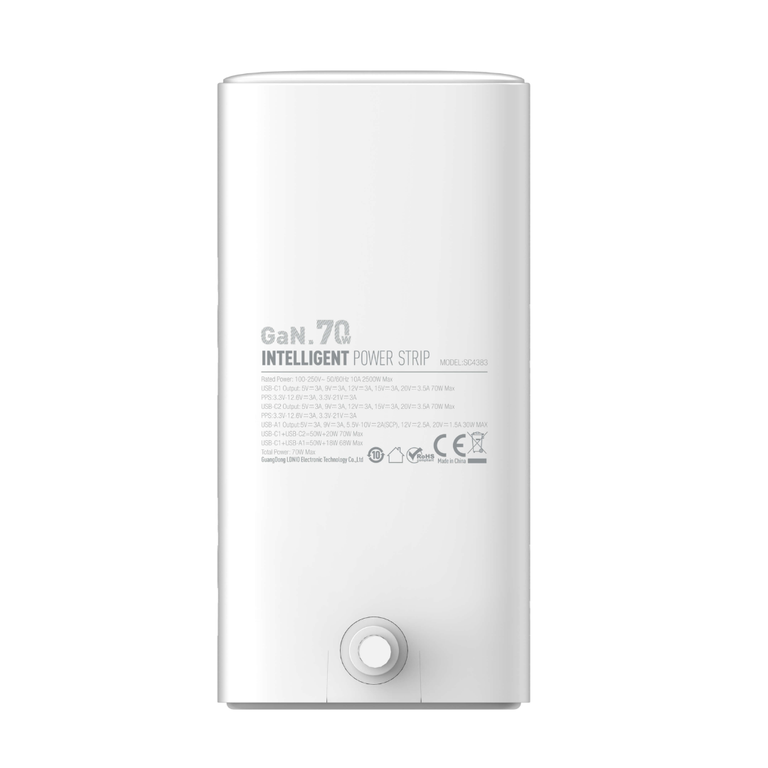 LDNIO 70W Multifunctional Universal Desktop Power Adapter SC4383