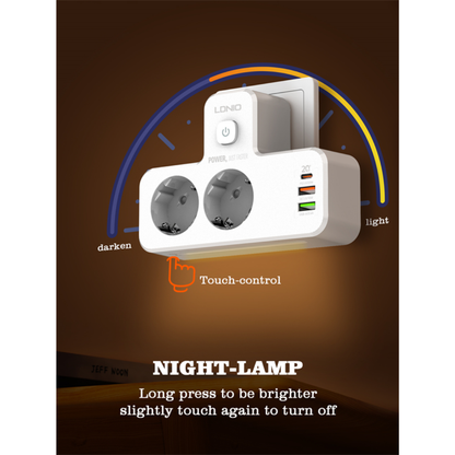 LDNIO Portable Electrical Extension Socket SE2337
