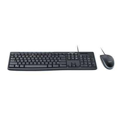 Logitech MK200 Media Corded Keyboard and Mouse Combo