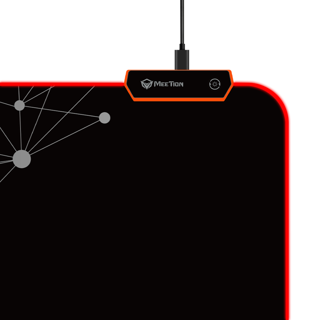 Meetion Rubber Led RGB Gaming Mouse Pad PD120