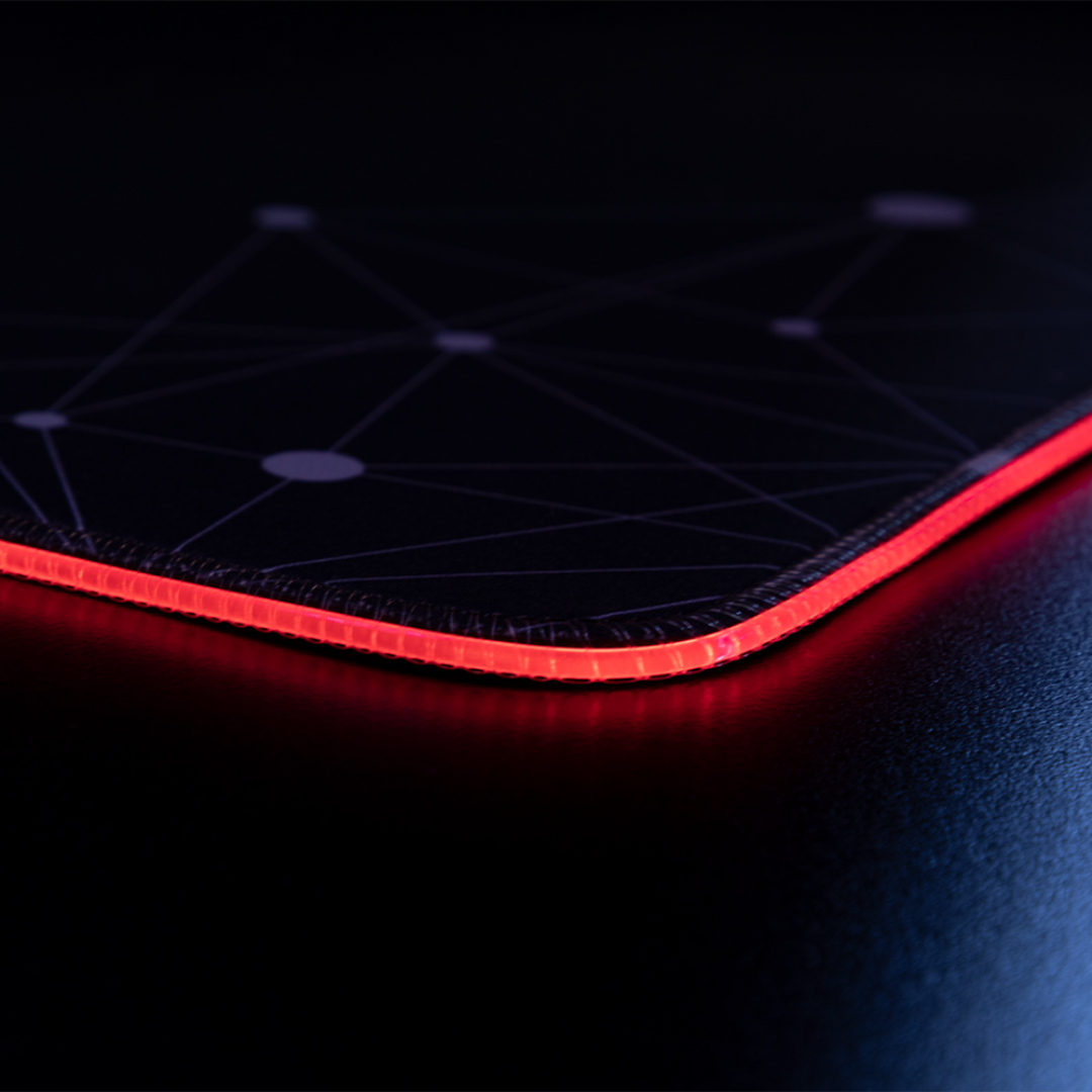 Meetion Rubber Led RGB Gaming Mouse Pad PD120