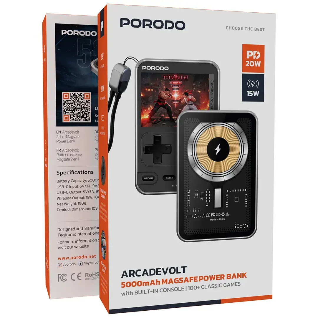 Porodo Arcadevolt 5000mAh MagSafe Power Bank