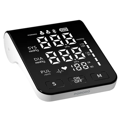 Porodo LiveOn - Digital Blood Pressure Monitor with Dual-User Memory