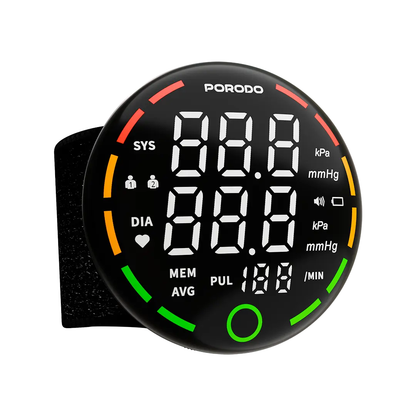 Porodo LiveOn - Digital Blood Pressure Monitor with One-Key Measure