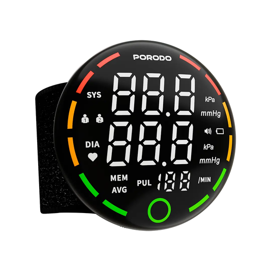 Porodo LiveOn - Digital Blood Pressure Monitor with One-Key Measure
