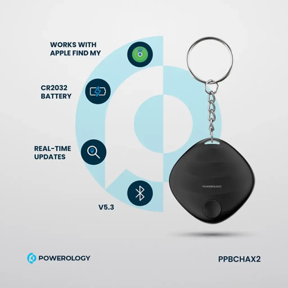 Powerology Smart Tag - Works with Apple Find My