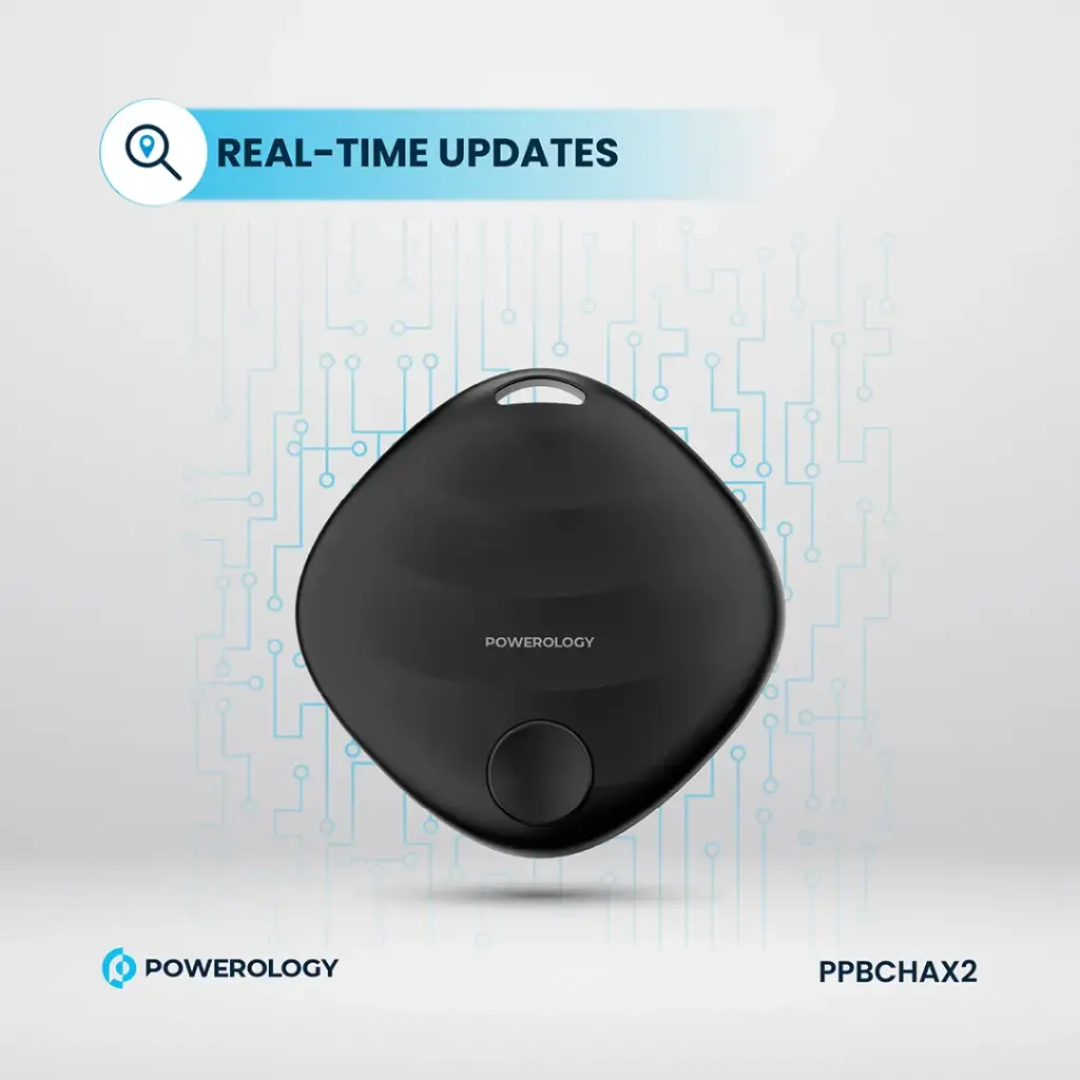 Powerology Smart Tag - Works with Apple Find My
