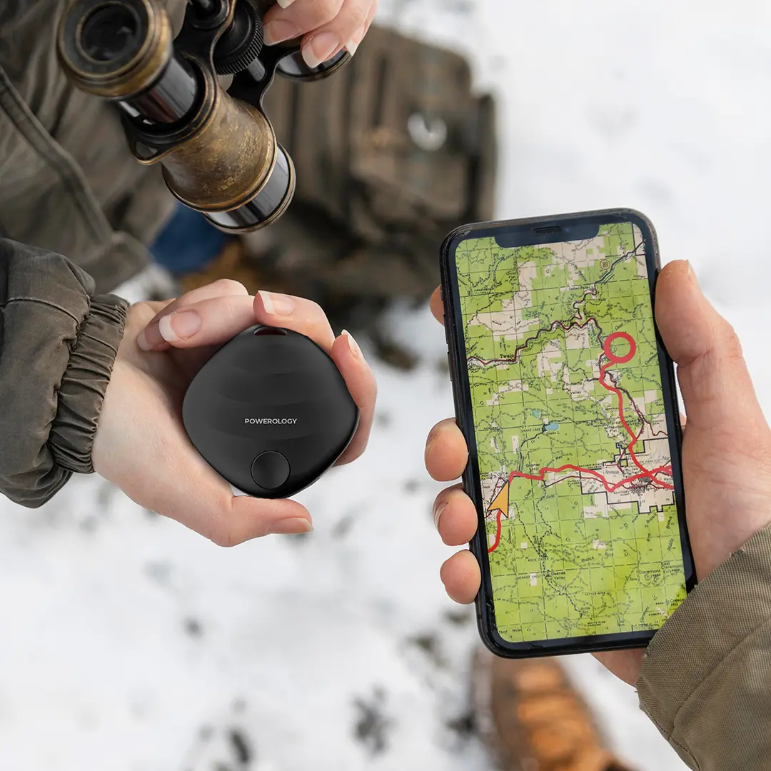 Powerology Smart Tag - Works with Apple Find My